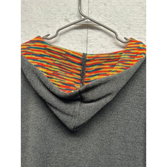 Indigo Thread Co. Boho Fringe Poncho Hoodie 1X - Picture 7 of 10